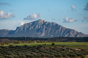 Paysage hivernal en Tunisie