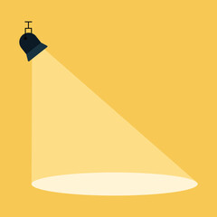 Spotlight Icon Vector Design.