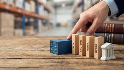 Visualizing the Supply Chain Ripple Effect with a Shipping Container Concept