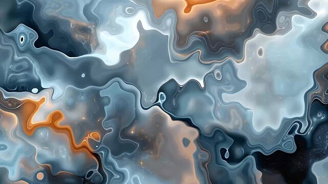 Abstract Fluid Art with Swirling Patterns Background Animation