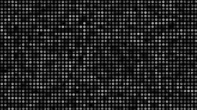 Vibrant teal and green dot pattern background animation