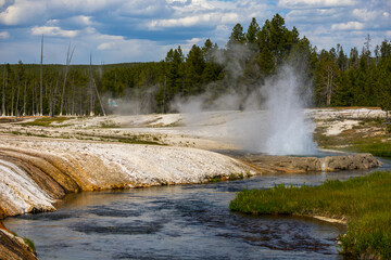Black Sand Basin at Yellowstone National Park