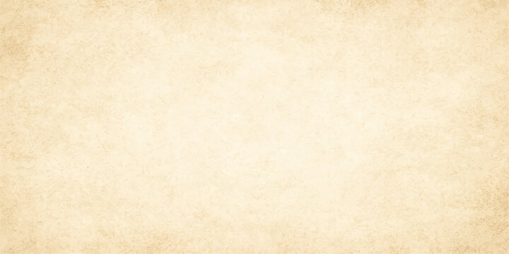 A blank antique parchment page featuring a stained brown grunge texture and aged beige sepia tones creates a vintage paper background for retro design