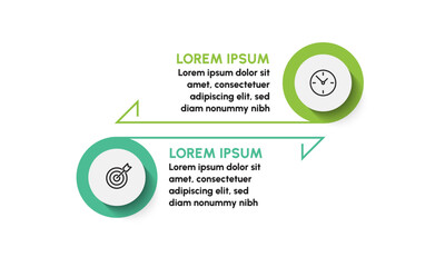 Business infographic design background template