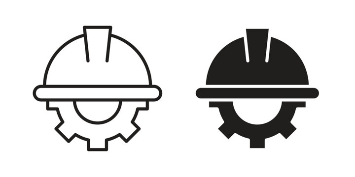 Labour icons concept. Vector Line Icon Design. Simple flat style