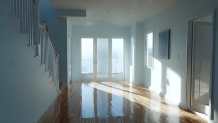 Obraz premium Natural light showcasing smooth textures and high-quality finished results