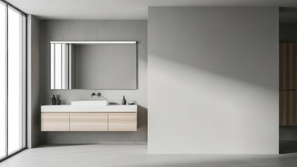 modern bathroom interior