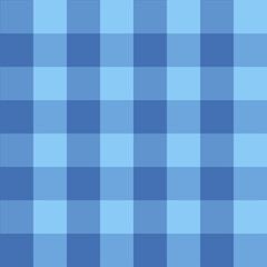 Seamless Blue Plaid Checkered Pattern in a classic Textile style. Repeating Background suitable for Fabric, fashion design, Wrapping paper, Wallpapers, Packaging, Scrapbooking, Digital backgrounds. 