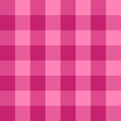 Seamless Pink Plaid Checkered Pattern in a classic Textile style. Repeating Background suitable for Fabric, fashion design, Wrapping paper, Wallpapers, Packaging, Scrapbooking, Digital backgrounds. 