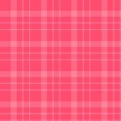 Seamless Pink checkered pattern in a classic textile style. Repeating background suitable for fabric, fashion design, wrapping paper, wallpapers, packaging, scrapbooking and digital backgrounds. 