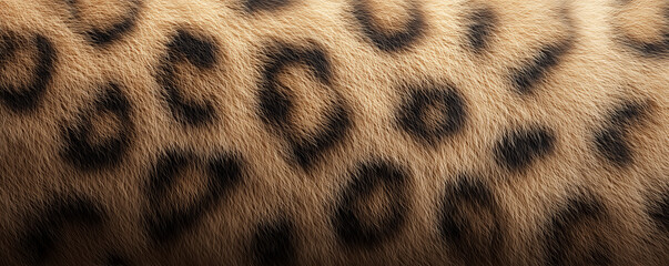 Leopard fur texture with distinctive spots and patterns showcasing natural beauty. Leopard fur features unique characteristics like rich golden tones and dark rosettes.