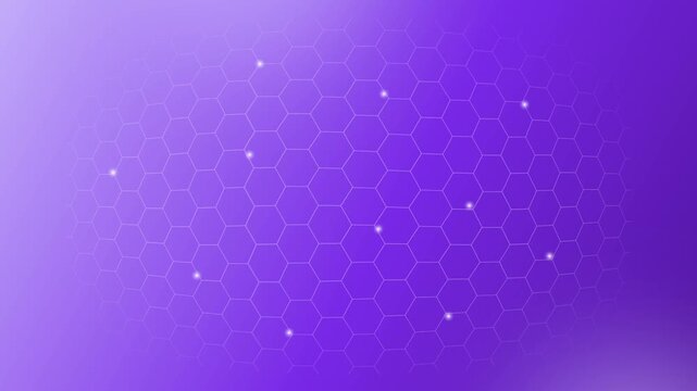 hexagonal grid corporate business background loop. abstract technology animation