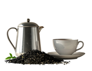  Loose Leaf Tea and Infuser Composition PNG