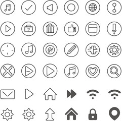 Mobile icons part daily use