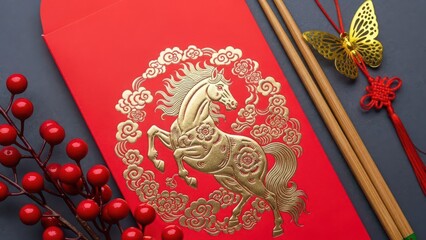 Red envelope ang pao chinese new year gift money