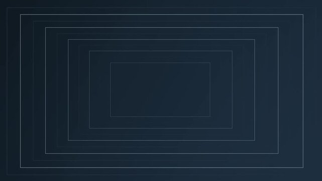 Geometric shrinking squares create a mesmerizing optical illusion