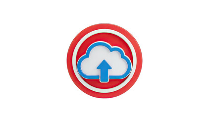 Fototapeta premium Cloud Upload Icon