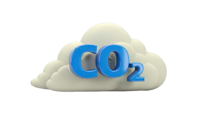 CO2 Cloud Icon