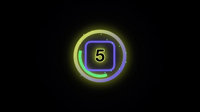 Dramatic countdown timer sequence for product reveals and announcements