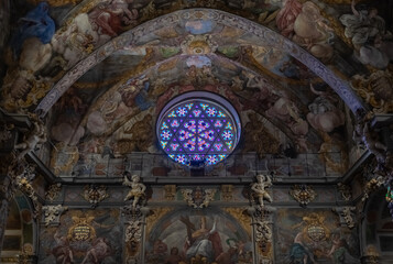 Obraz premium Saint Nicolas Church Interior in Valencia