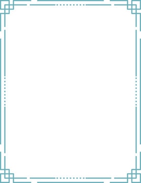 Chinese corner ornament frame