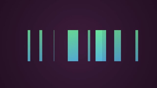 Dynamic assembly of abstract vertical elements forming a cohesive structure