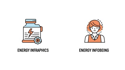 Swift Visualization of Healthy Energy Data and Human Well-being Infographics