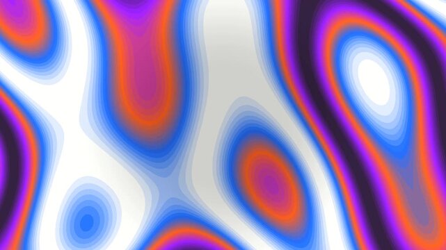 Dynamic abstract circles create a mesmerizing, evolving visual experience