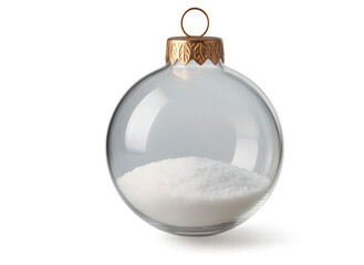 christmas ball isolated on white