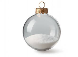 christmas ball isolated on white