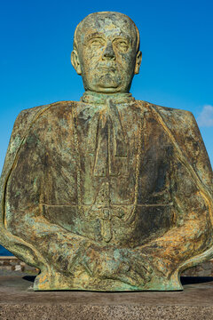  Paulo Jos&eacute; Tavares, Bishop of Macau, on display in the parish of Rabo de Peixe, S&atilde;o Miguel, Azores, Portugal.