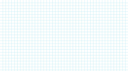 Seamless squared notebook pattern. Blue math grid texture on white paper. School notebook grid background. Vector illustration. © Maryna