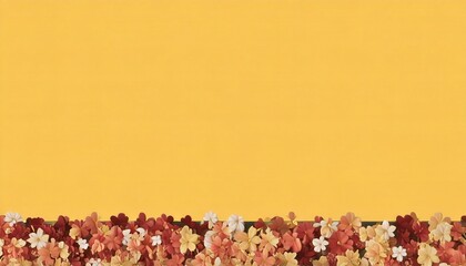 Whimsical Floral Frame with Dainty Blossoms generated AI