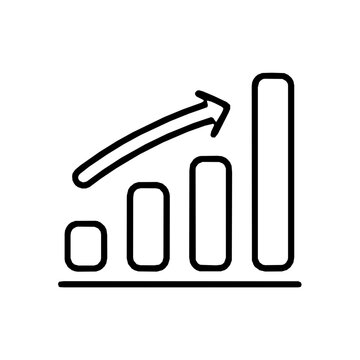 AI skill gap analysis training needs outline icon (vector)