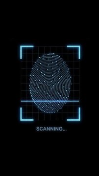 Fingerprint Cyber Security Scanner: Digital Technology for Data Protection, Information Privacy, and Human Staff Security Scan