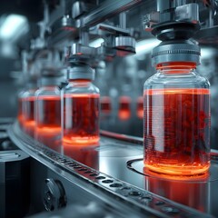 Modern Automated Blood Culture System Bottles In Clinical Laboratory Diagnostic Equipment Medical Technology Workflow Environment