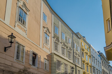 Obraz premium Architecture in the old town of Linz, Austria