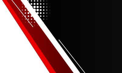 Red white abstract background overlap layer on bright space with diagonal lines effect decoration.Modern graphic design element cutout style concept for web banner, flyer, card,