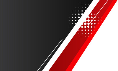 Red white abstract background overlap layer on bright space with diagonal lines effect decoration.