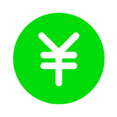 Obraz premium Flat illustration of a yen currency symbol, suitable for finance, money, economy, banking, investment, and business design themes