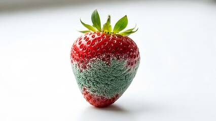 strawberry on white