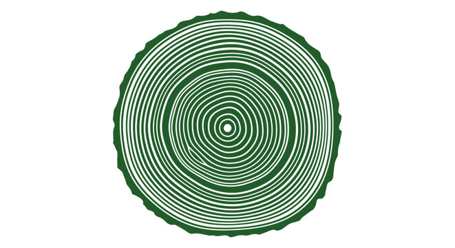 tree ring pattern green concentric circles natural texture