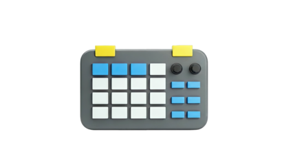 3D Render of a Music Production Controller