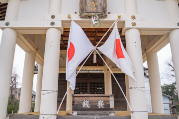 初詣に参拝する神社