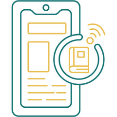 Digital Library Icon
