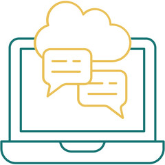 Online Discussion Icon