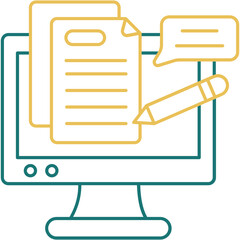 Digital Homework Icon