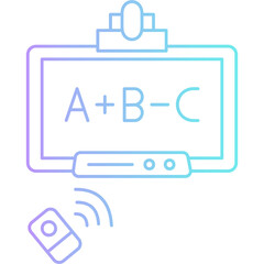 Digital Whiteboard Icon