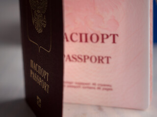 Russian Passport Image Featuring Biometric Details