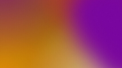Purple and gold grainy abstract gradient background with elegant blur